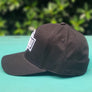 Curved Bill Black & White Hat