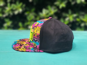 Flat Bill Miami Print Hat