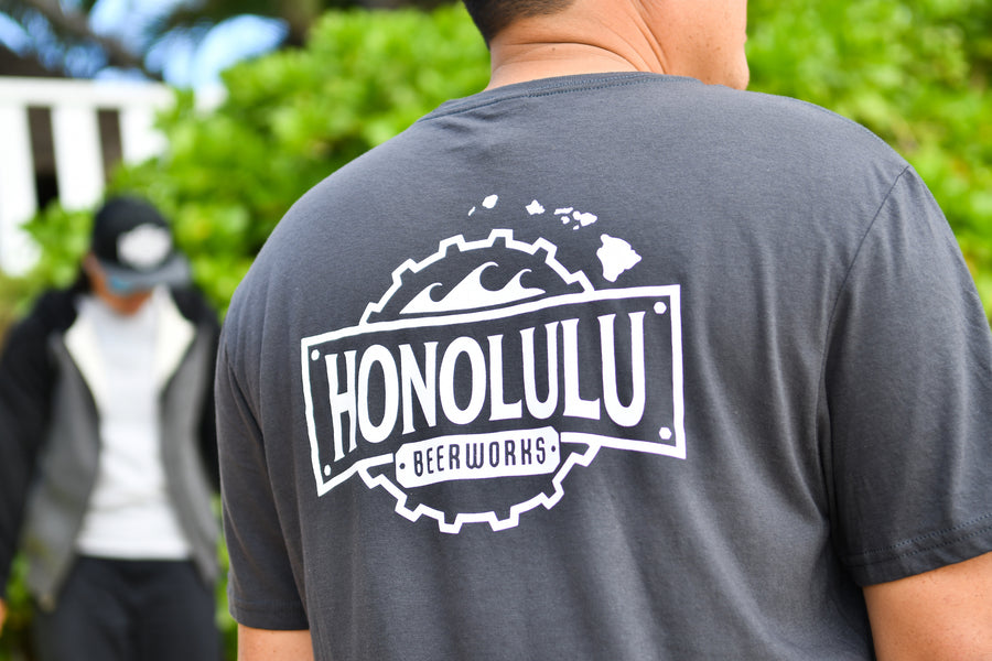 Men's HBW Logo T (Charcoal/White)