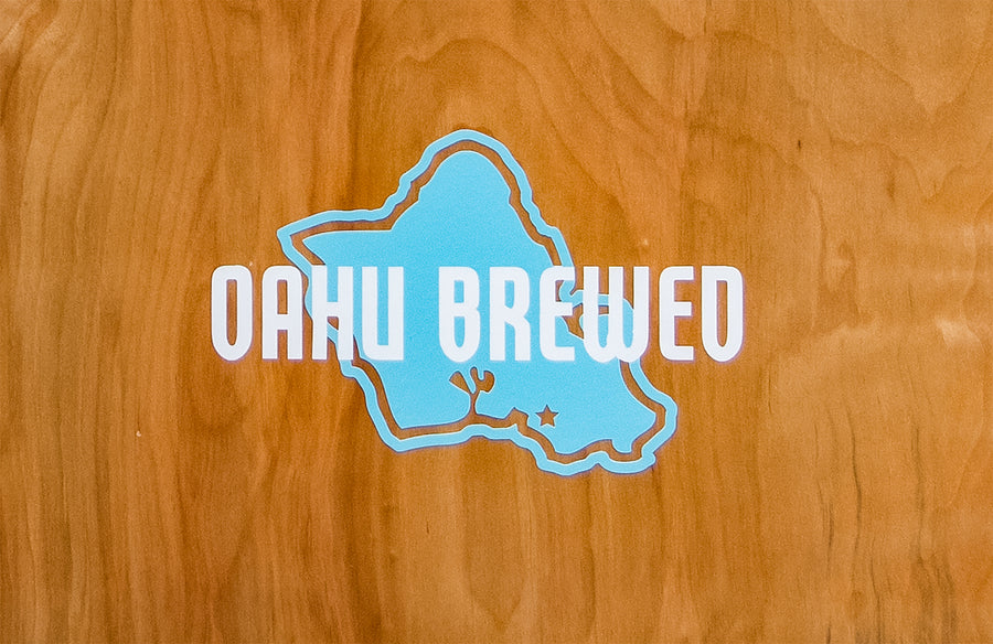 Oahu Brewed Sticker