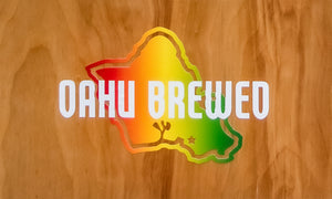 Oahu Brewed Sticker